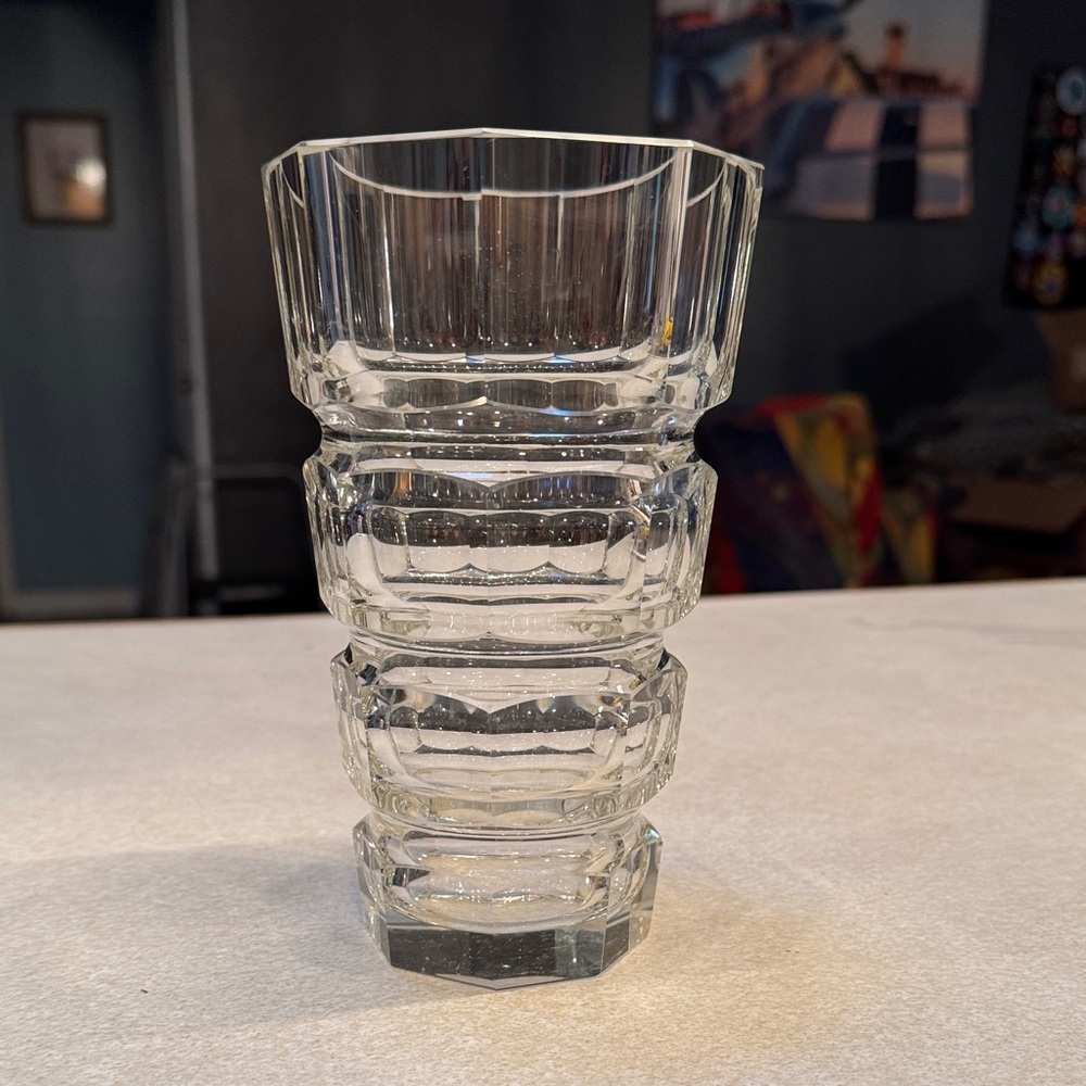 Clear Glass Decorative Vase - Home Accents
